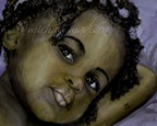 Healing Peace ~ watercolor of african child by michal madison